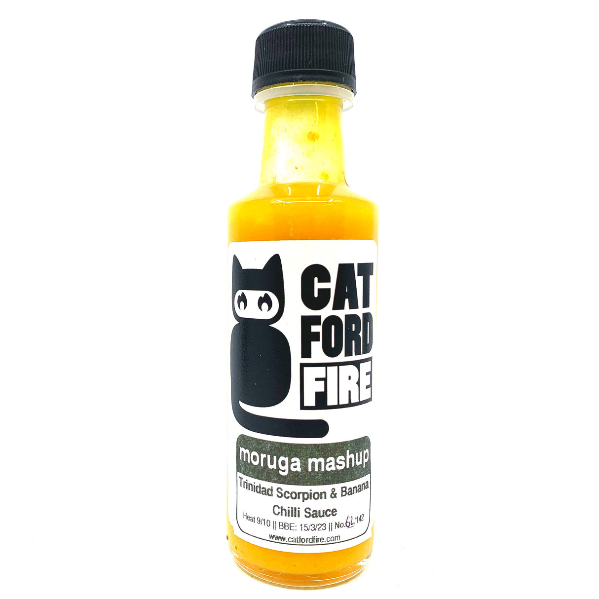 Catford Fire Moruga Mashup Trinidad Scorpion & Banana Chilli Sauce (100ml)-Hop Burns & Black