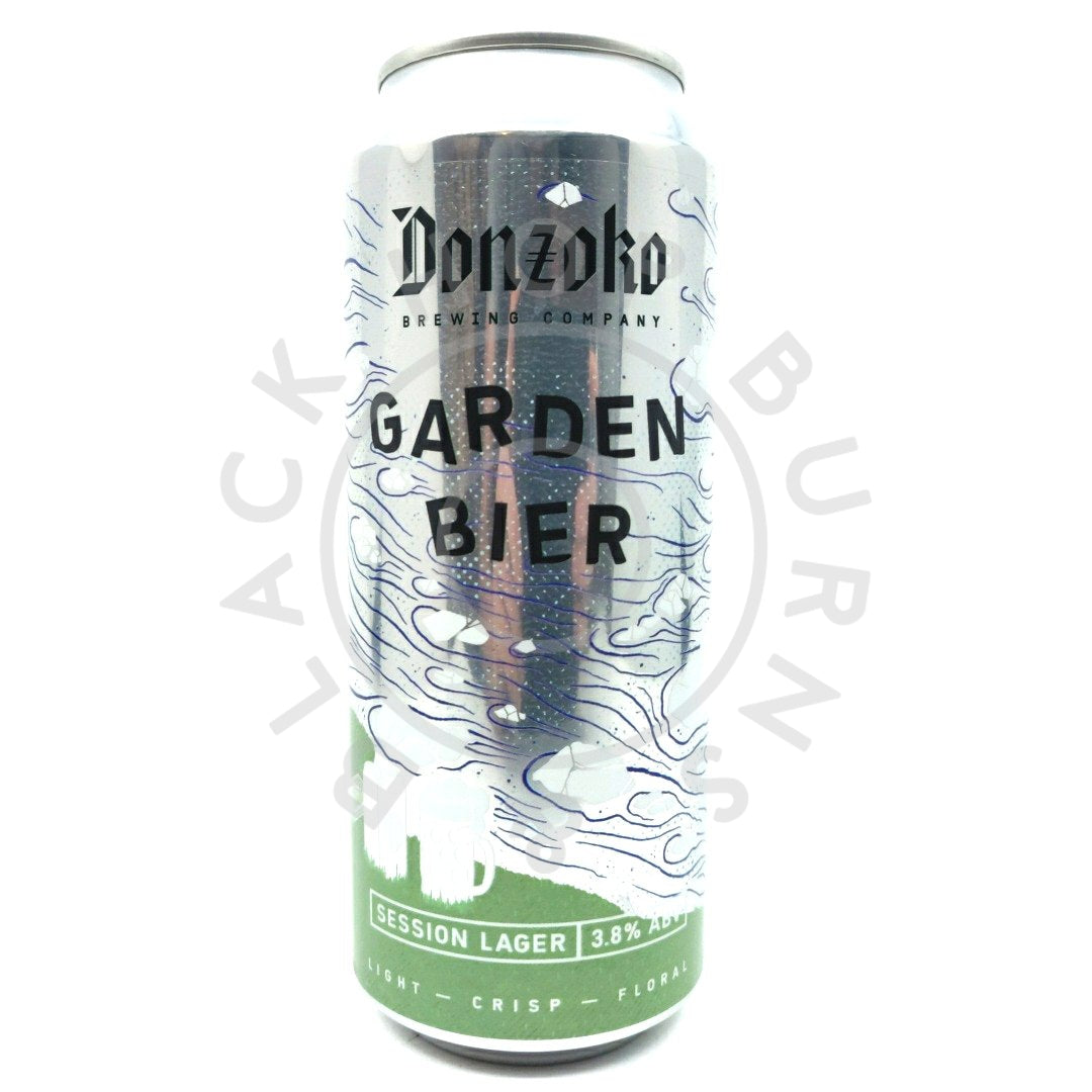 Donzoko Garden Bier Session Lager 3.8% (500ml can)-Hop Burns & Black