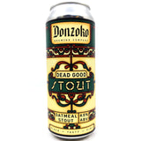 Donzoko Dead Good Stout 4.5% (500ml can)-Hop Burns & Black