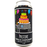 Pastore Torta Di Compleanno Birthday Cake Sour 7% (440ml can)-Hop Burns & Black