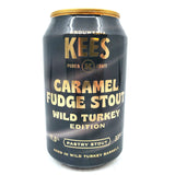 Kees Caramel Fudge Stout BA (Wild Turkey Edition) 11% (330ml can)-Hop Burns & Black