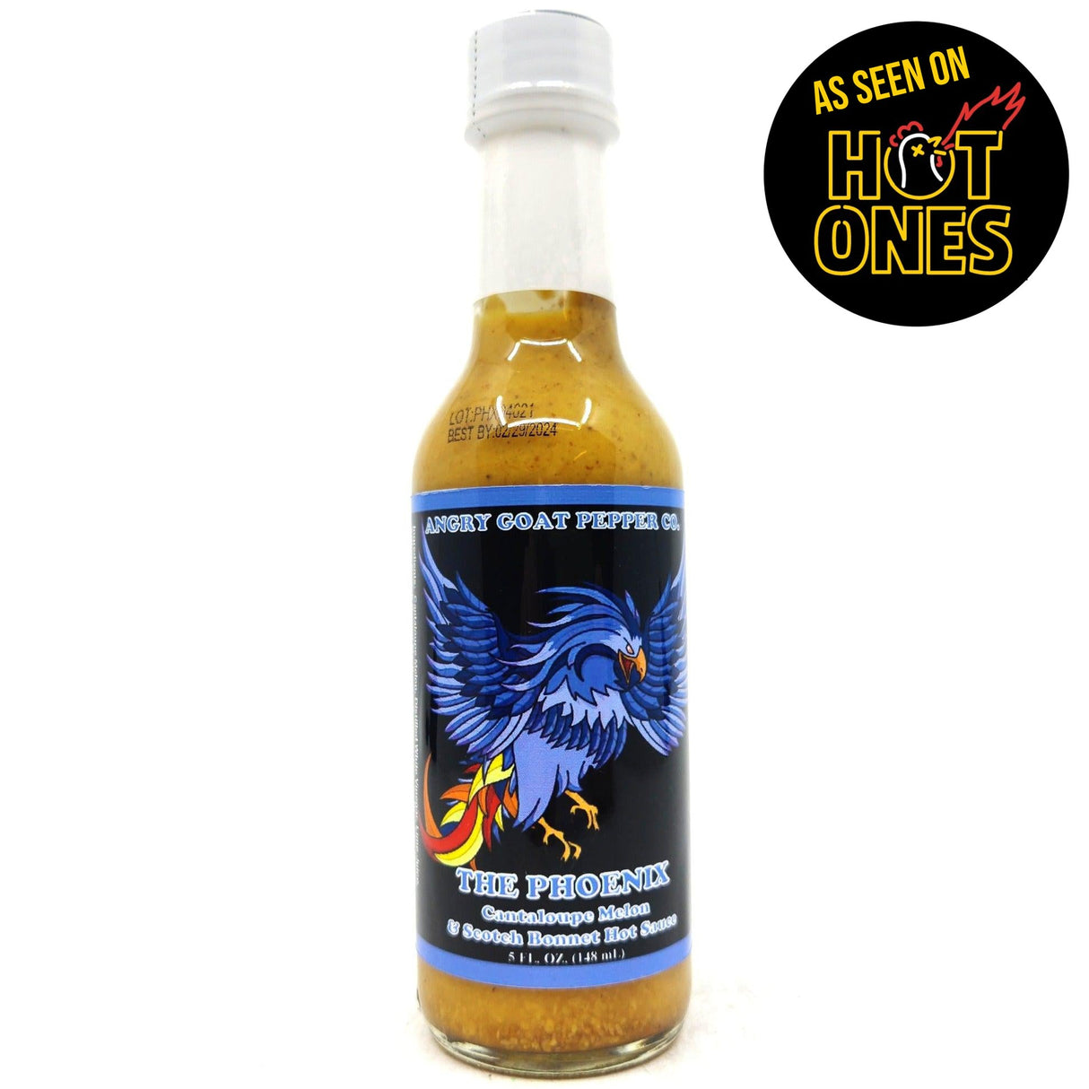 Angry Goat The Phoenix Hot Sauce (148g)-Hop Burns & Black