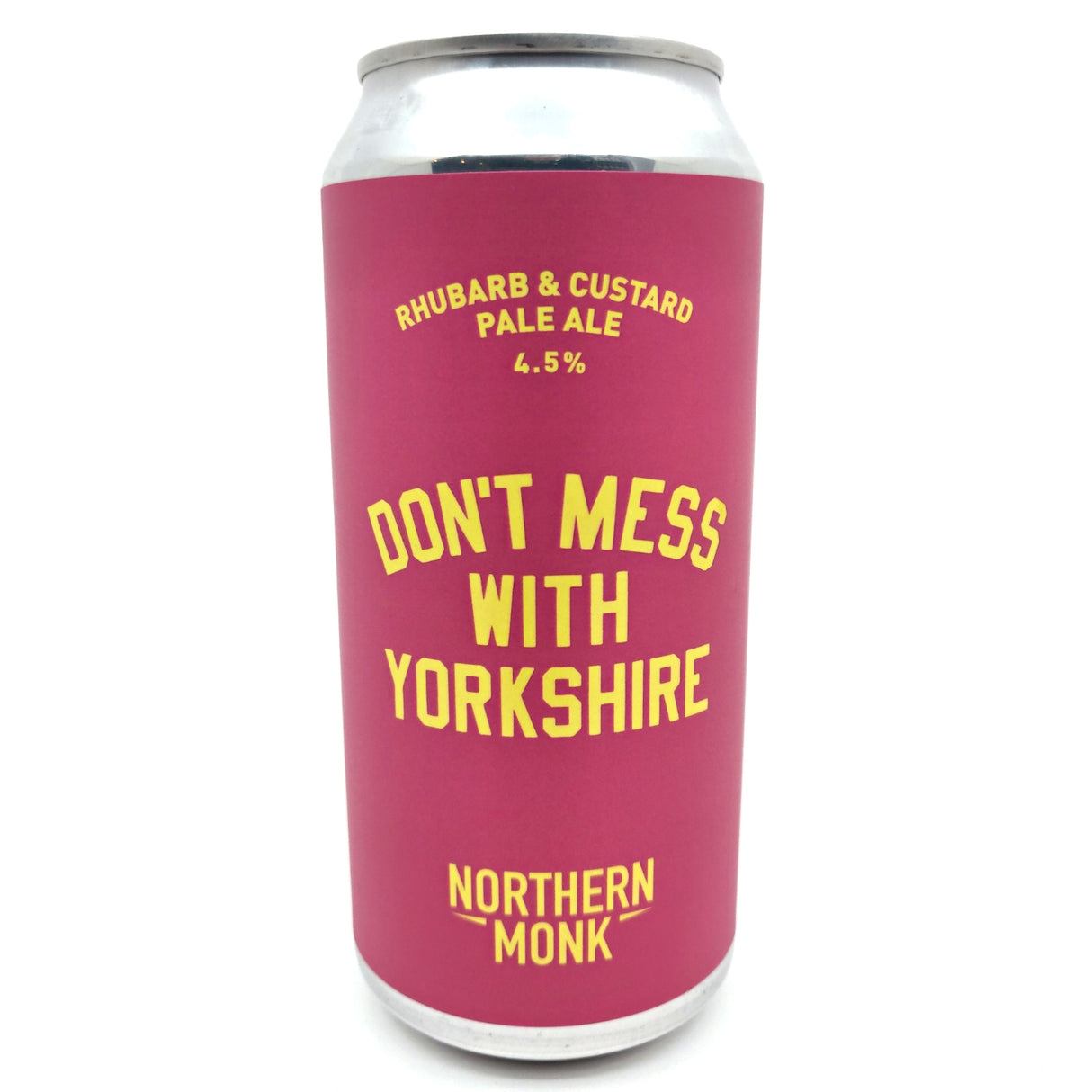 Northern Monk Don't Mess With Yorkshire Rhubarb & Custard Pale Ale 4.5% (440ml can)-Hop Burns & Black