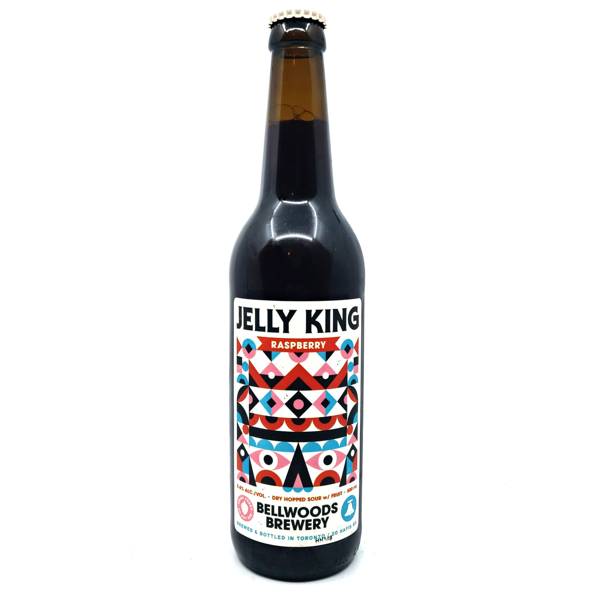 Bellwoods Raspberry Jelly King 5.6% (500ml)-Hop Burns & Black